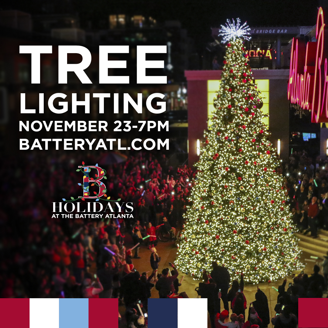 Tree Lighting at The Battery ATL Concierge Services of Atlanta