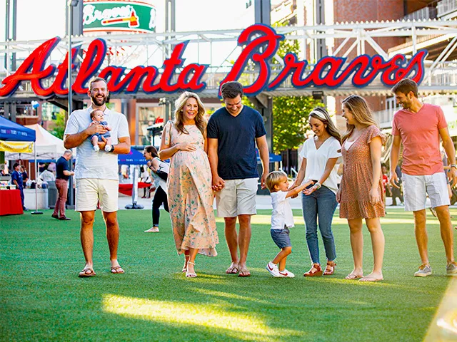 Family photo at the BatteryATL