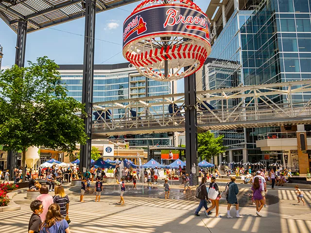 The Battery Atlanta offers high-impact visibility