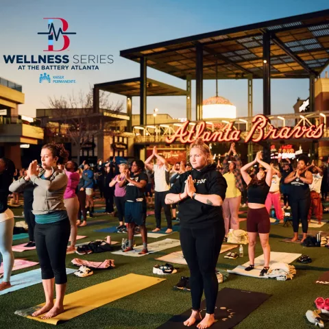 Yoga Presented by Kaiser Permanente at The Battery Atlanta: Your Guide to Stress-Free Mondays