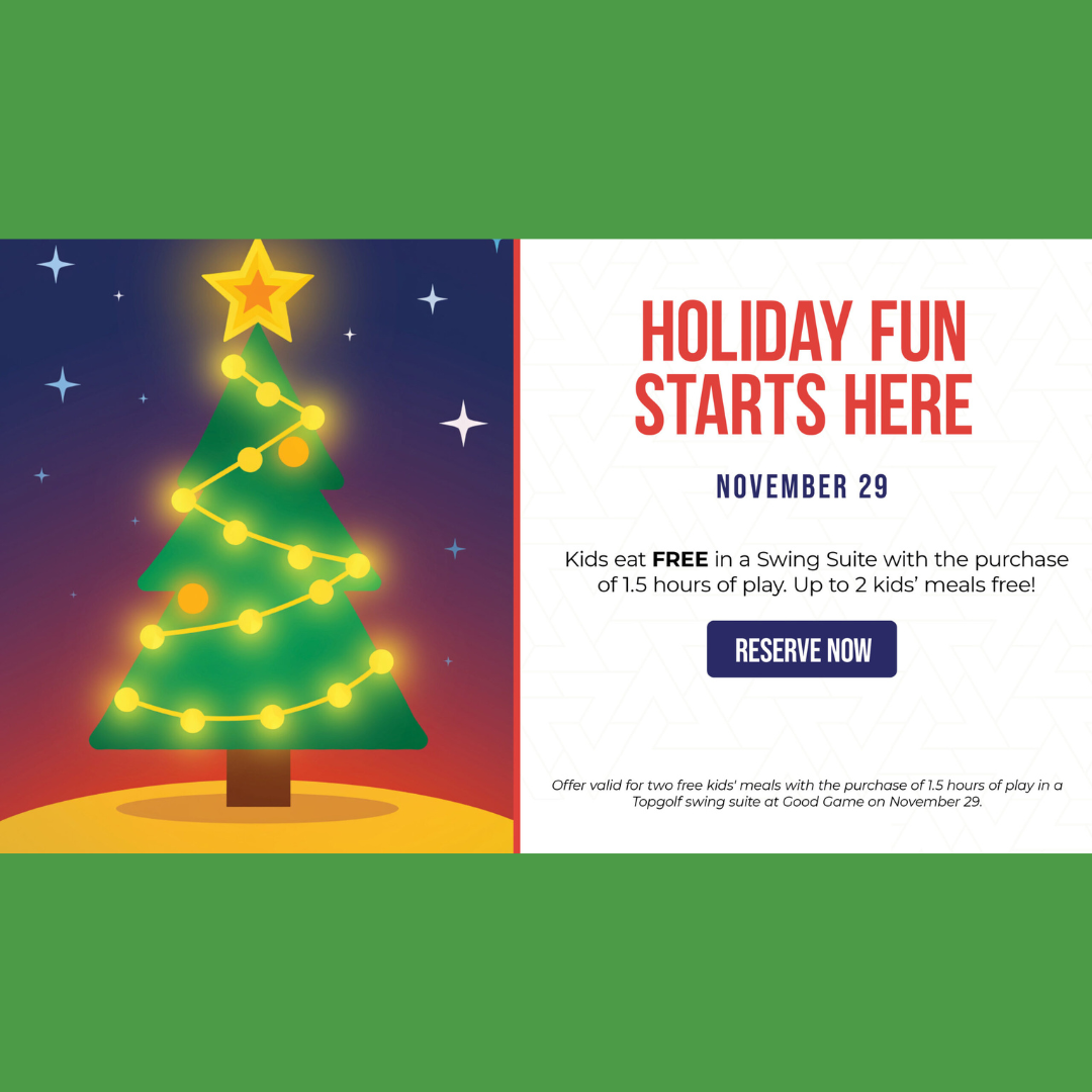 Free Kid’s Meal at Good Game