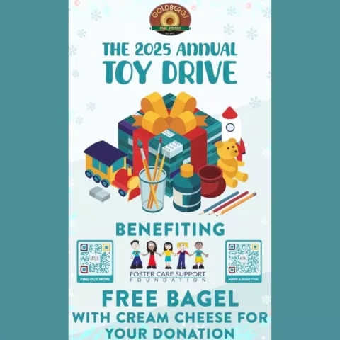 2025 Toy Drive at Goldbergs Fine Foods